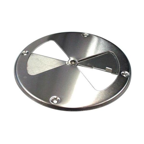 Redneck Trailer Supplies Round Aluminum Vent, 7 12 371800 Zoro